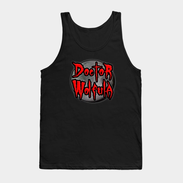 Doctor Wolfula Moon Logo Tank Top by DoctorWolfula